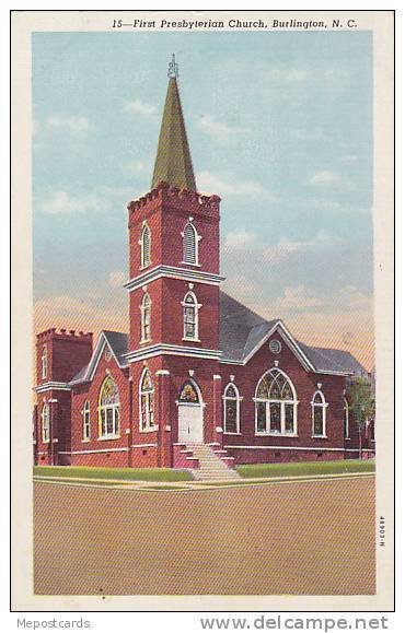 First Presbyterian Church, Burlington, North Carolina, 10-20s