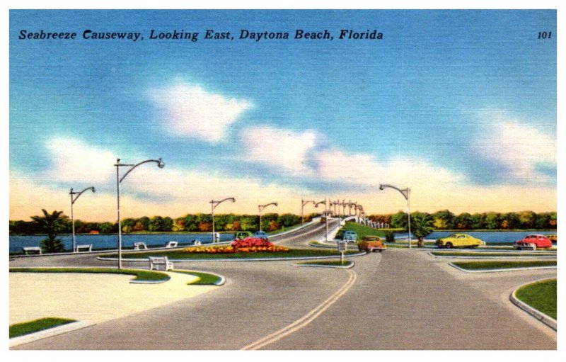 Florida Daytona Beach Seabreeze Causeway looking East