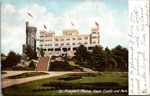 Maine South Freeport Casco Castle and Park 1906