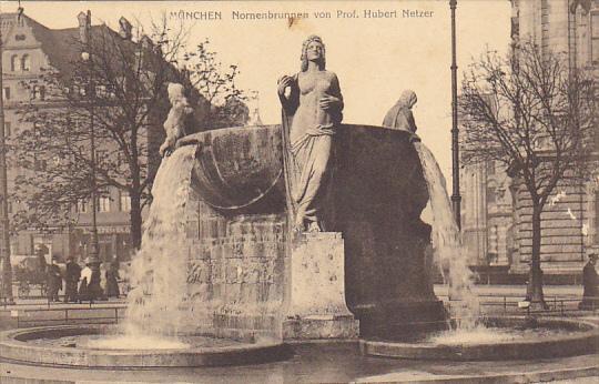 Germany Muenchen Nornenbrunnen von Professor Hubert Netzer