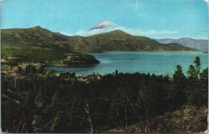 Japan Mount Fuji Vintage Postcard C163