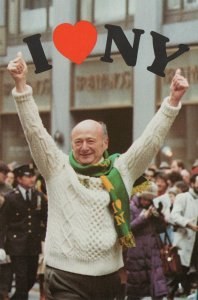 New York City Mayor Ed Edward Koch Postcard ©1984 I ♥ N.Y. St. Patrick' Day