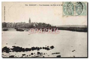 Old Postcard Roscoff Port Vue Generale