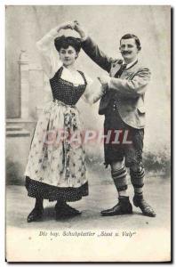 Postcard Old Dance Sissi Valy u