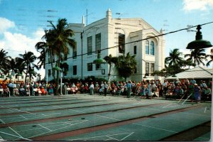 Florida Lake Worth Shuffleboard Courts 1960