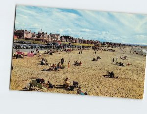 Postcard The Beach Prestwick Scotland