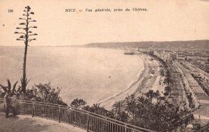 Vintage Postcard 1910's View Prise Du Chateau Castle of La Prise Nice France FR