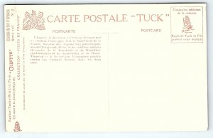 c1912 CHEMIN DE FER D'ORLEANS EXPRESS DE BORDEAUX A CLERMONT TUCK POSTCARD P1022