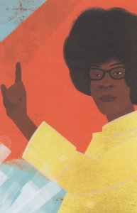 Shirley Chisholm First Black Woman Politician Elected Quotation Postcard