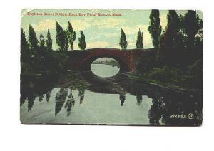 Boylston St Bridge, Boston Massachusetts, Used Flag Cancel 1913