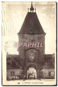 Old Postcard Mutzig La Porte Basse