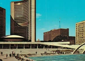 Canada The New City Hall Toronto Ontario Vintage Postcard 07.73
