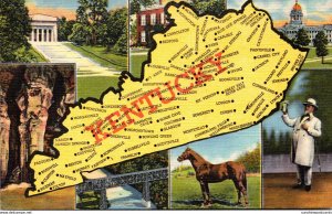 Kentucky Map With Multi Views Curteich