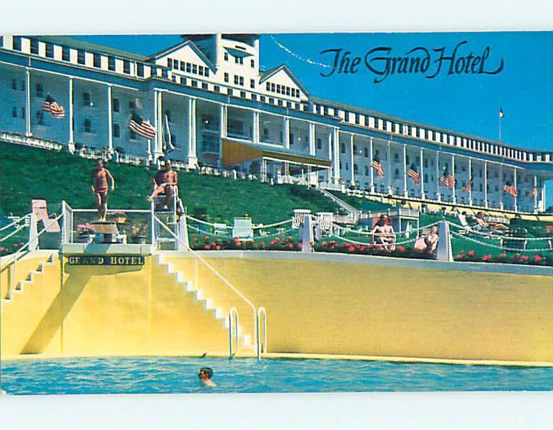 Unused 1950's GRAND HOTEL ON MACKINAC ISLAND St. Saint Ignace Michigan MI Q4016