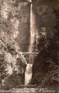 Vintage Postcard 1900's Multnomah Falls Waterfall Columbia River Highway Oregon