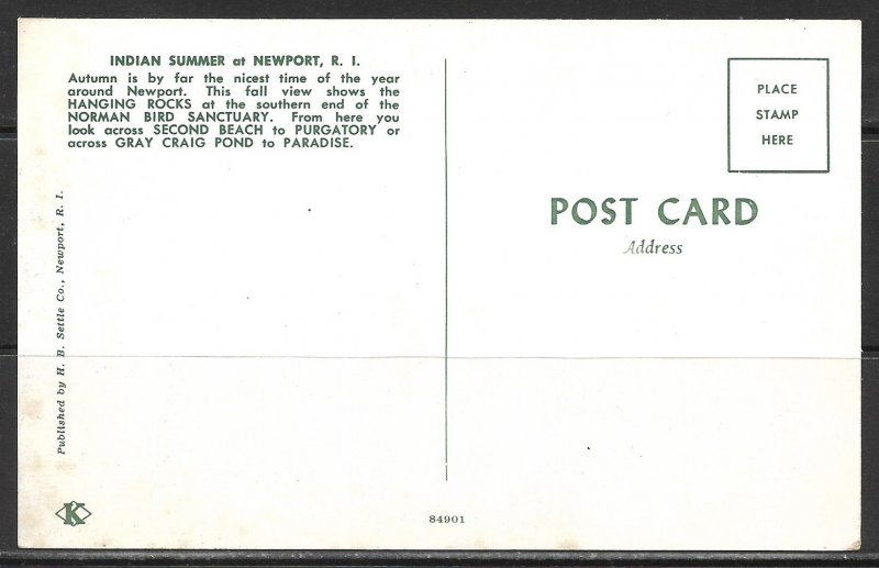 Rhode Island, Newport - Indian Summer - [RI-104]