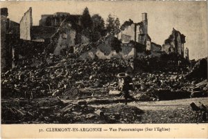 CPA Militaire Clermont-en-Argonne - Vue panoramique (91879)