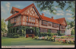 Battle Creek, MI - C.W. Post Memorial Club House - 1941