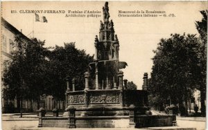 CPA CLERMONT-FERRAND Fontaine d'Amboise Monumnet de la Renaissance (460090)