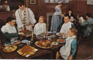 Virginia Williamsburg King's Arms Tavern Dining Room 1955