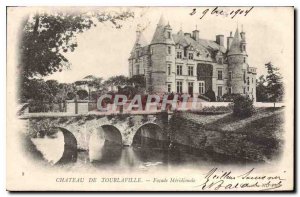 Postcard Old Chateau of Tourlaville Facade Meridionale