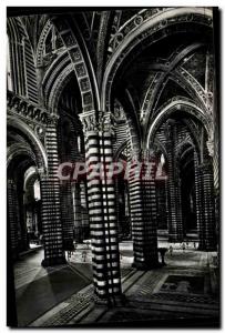 Postcard Modern Siena Cathedral The Visto Interno dalla Navatta