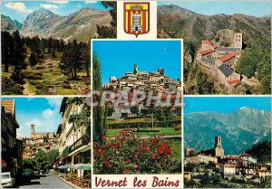 Modern Postcard Vernet les Bains Pyr Or The Old Abbey Estagnols
