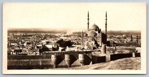 RPPC  The Citadel  Cairo Egypt  Real Photo  Postcard   6 x 3