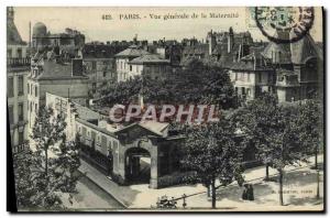 Old Postcard General view of the Paris Marternite