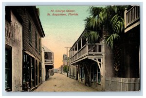 C. 1900-10 St. George Street, St. Augustine, Flordia. Vintage Postcard F147E