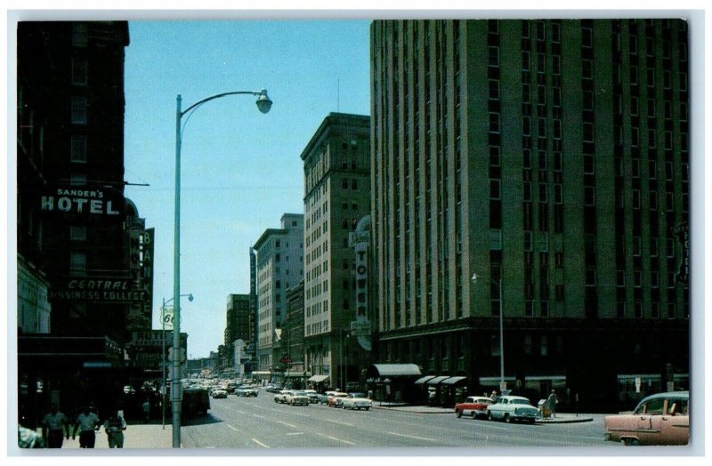 c1960 Broadway Street Downtown Exterior Building Oklahoma City Oklahoma Postcard