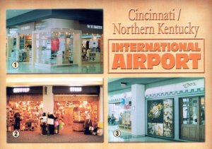 VINTAGE POSTCARD CONTINENTAL SIZE CINCINNATI NORTHERN KENTUCKY INT'L AIRPORT