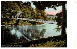 Maine Skowhegan , Foot Bridge