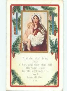 Divided-Back RELIGIOUS SCENE Christianity Postcard AB0134