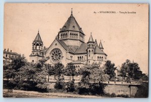 Strasbourg Bas-Rhin Grand Est France Postcard Temple Israelite c1910 Posted