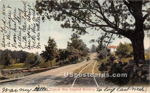 Typical New England Scenery - Athol, Massachusetts MA Postcard