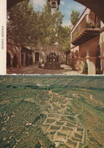 Tuzigoot Ruin Aerial View Clarksdale Arizona Sedona 2x Postcard