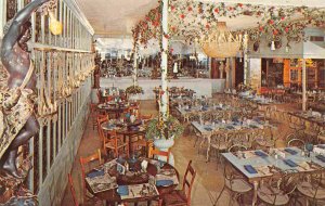 Peter Pan Restaurant Interior Urbana Maryland postcard