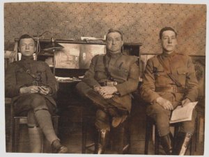 RPPC  WW1  US Army  3rd Army Soldiers  All Named  Real Photo Postcard   c1918