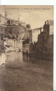 Luxemburg Postcard - L'Alzette Au Grund Et Ville-Haute - Ref 13435A