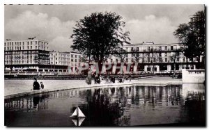 Old Postcard Le Havre the Hotel's Garden City and the Children's Pool