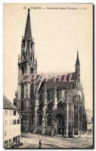 Old Postcard Thann Cathedrale Saint Thiebault