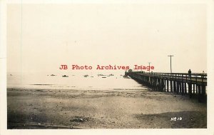 Unknown Location, RPPC, Long Pier, Fishing Boats, Photo No 10