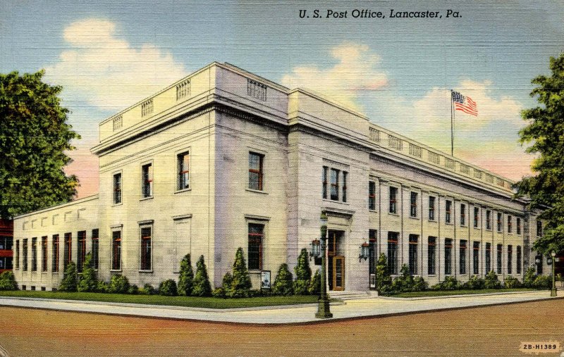 PA - Lancaster. US Post Office