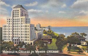 Mundelein College for Women Chicago Illinois Curt Teich sample postcard
