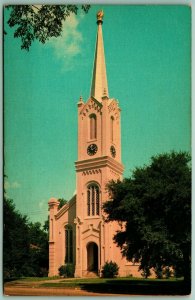 First Presbyterian Church Fort Gibson Mississippi MS UNP Chrome Postcard G5