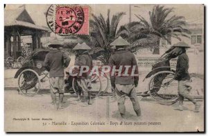 Marseille - Exposition Coloniale 1922 - Boys and shoots shoots - Old Postcard