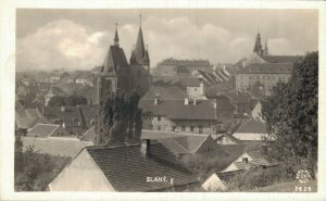 Czech Republic Slaný Slany RPPC 06.85