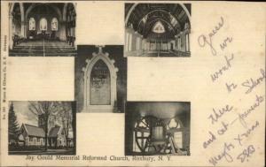 Roxbury NY Multi-View Church c1910 Postcard