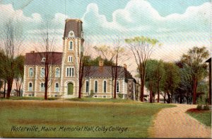 Maine Waterville Memorial Hall Colby College